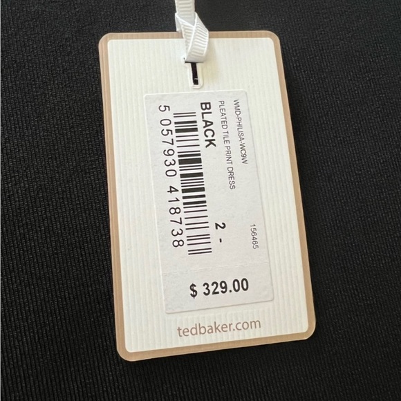 NEW Ted Baker Ref & Black Dress - Picture 3 of 6